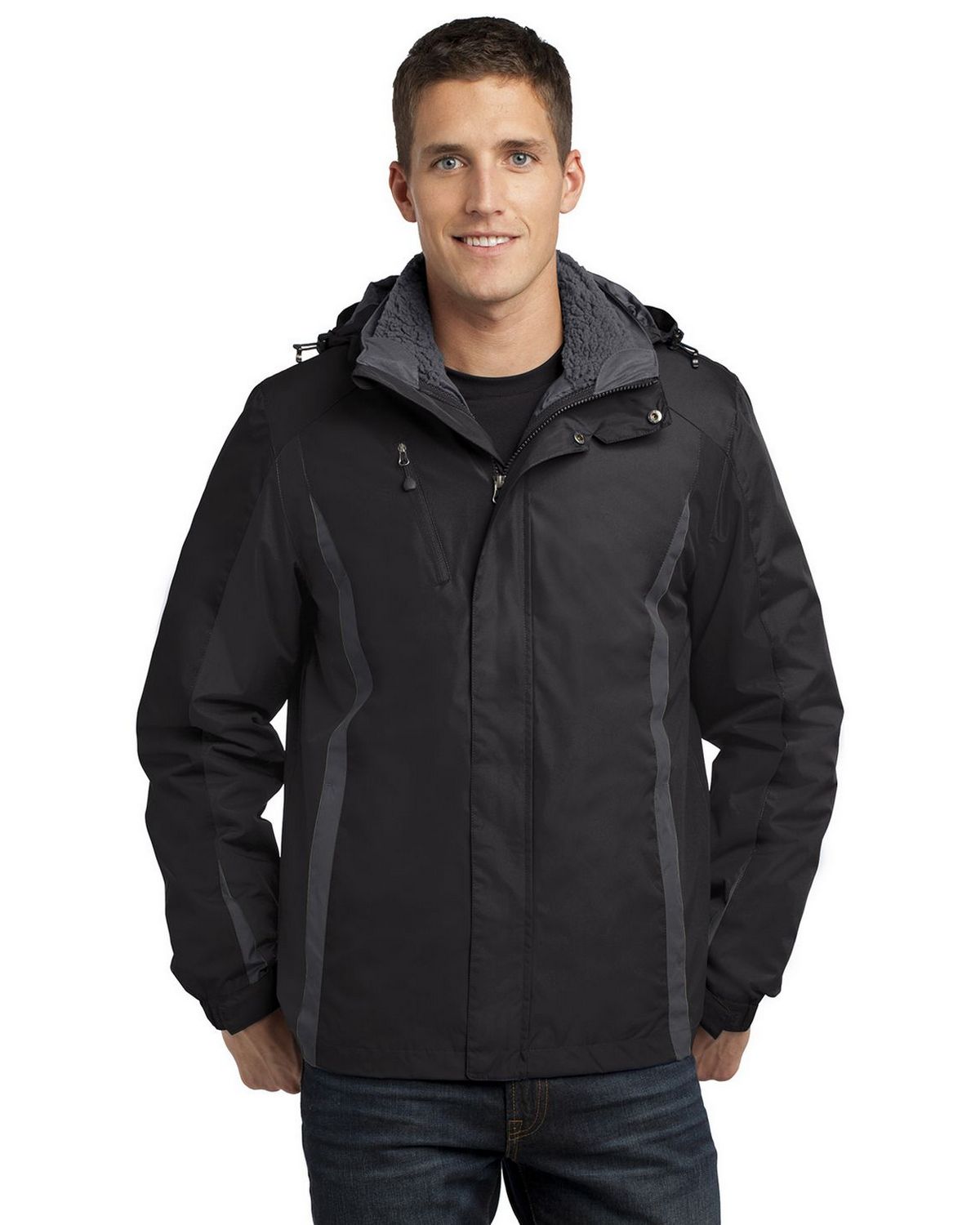 Port Authority Direct to Film (DTF) J321 Colorblock 3-in-1 Jacket.