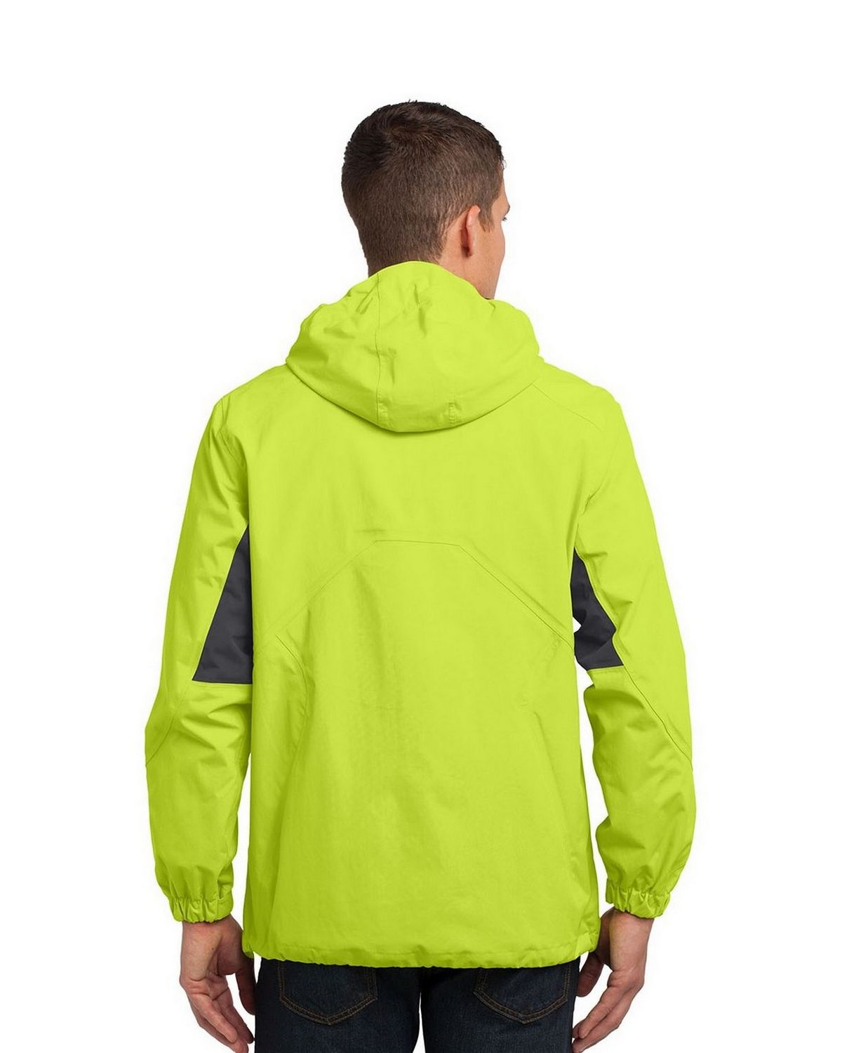 J322 Port Authority Cascade Waterproof Jacket - Back Image