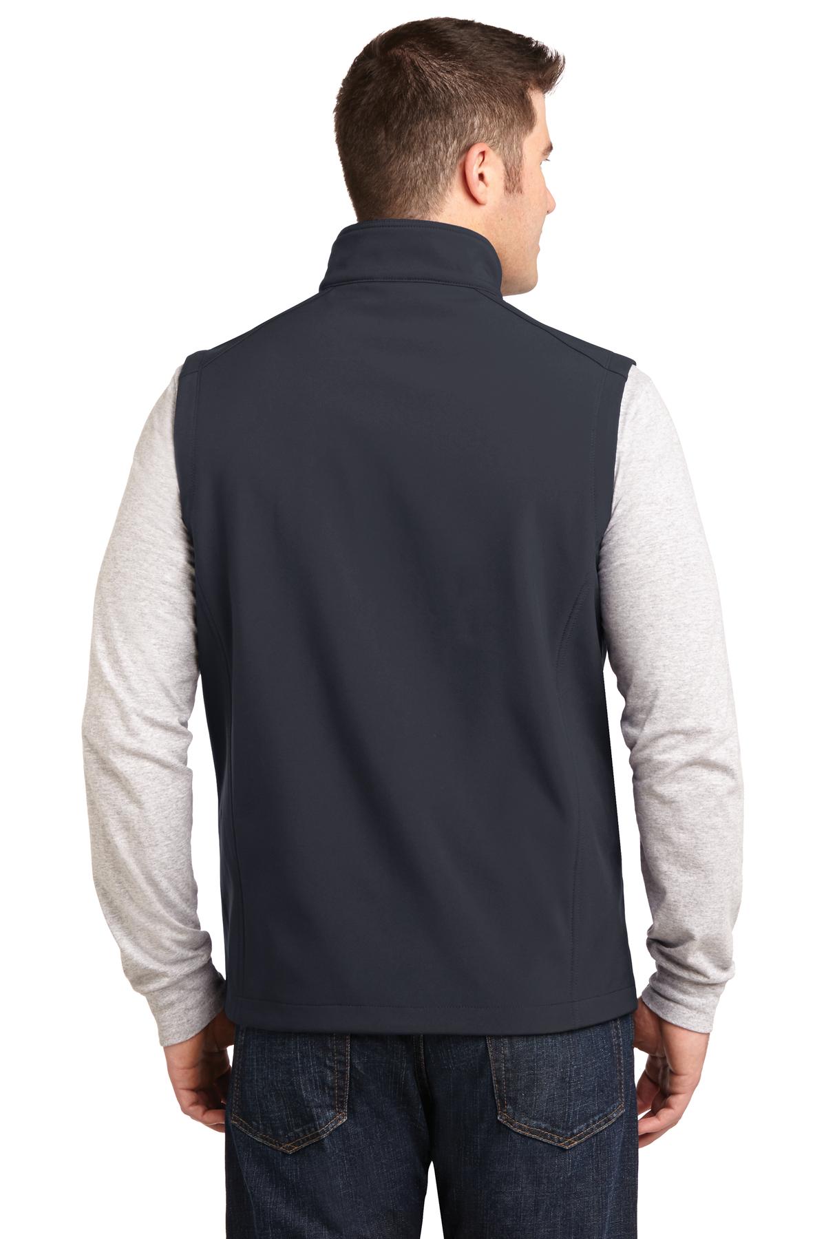 J325 Port Authority Core Soft Shell Vest. - Back Image
