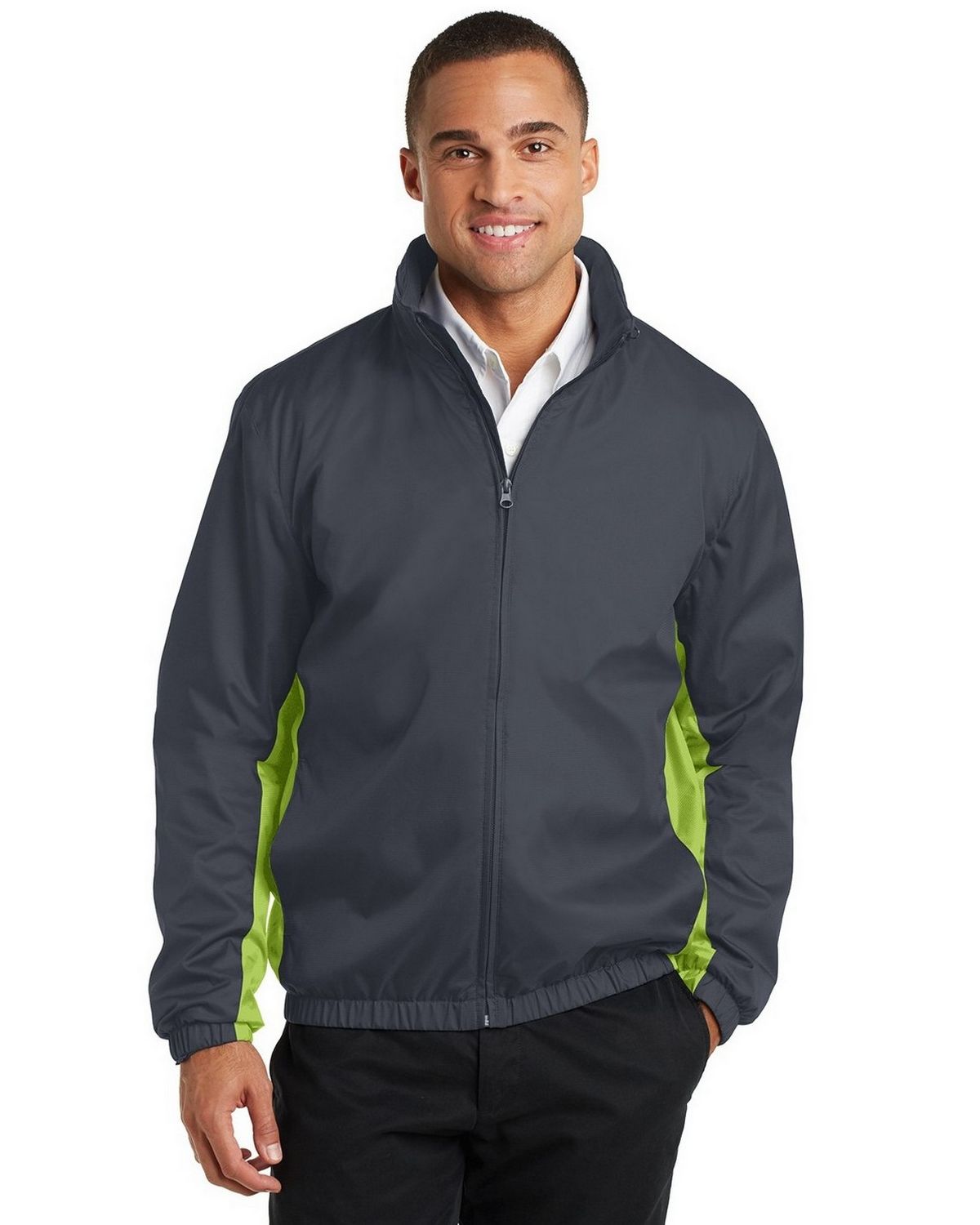 J330 Port Authority Core Colorblock Wind Jacket J330 Port Authority Core Colorblock Wind Jacket