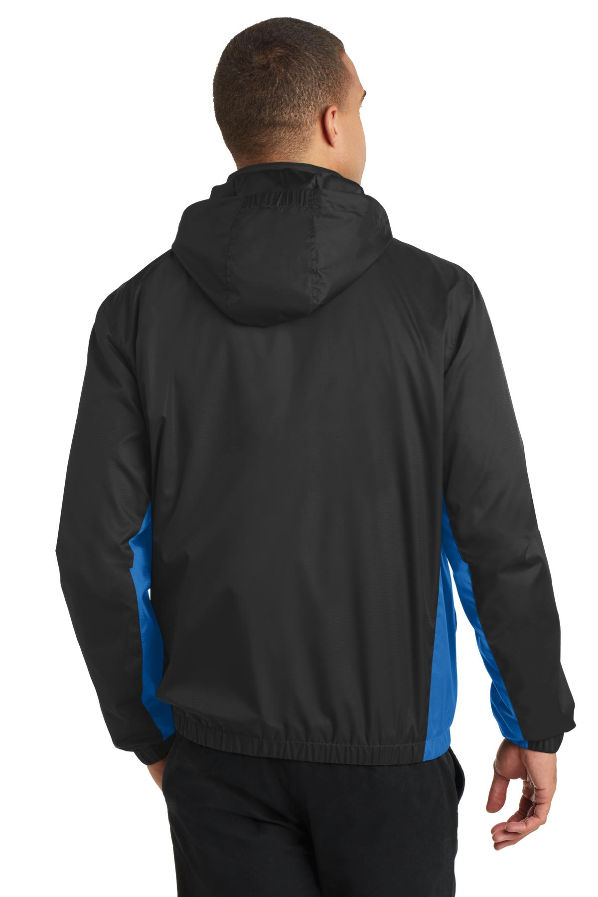 J330 Port Authority Core Colorblock Wind Jacket - Back Image
