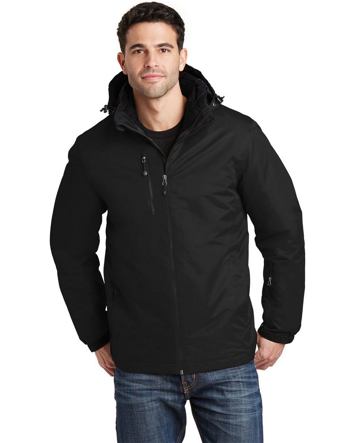 Port Authority Screen Print J332 Vortex Waterproof 3-in-1 Jacket