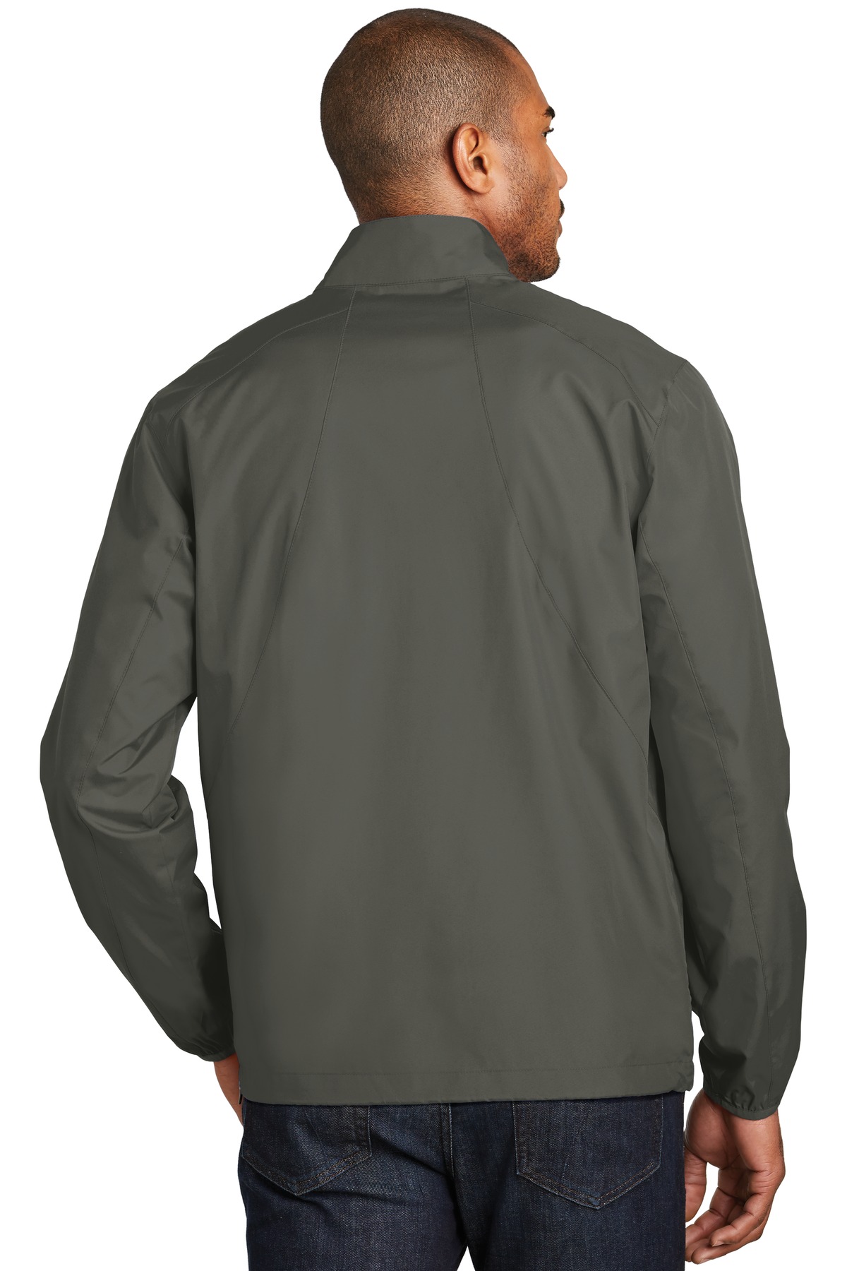 J343 Port Authority Zephyr 1/2-Zip Pullover - Back Image