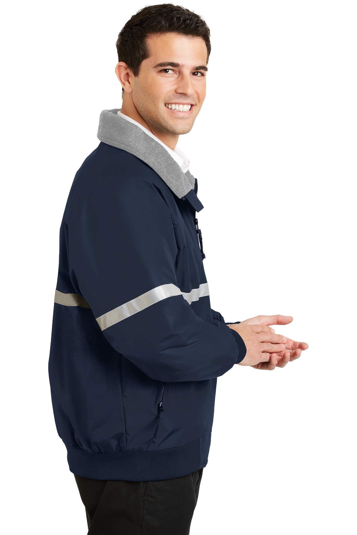 J754R Port Authority Challenger Jacket with Reflective Taping - Siide Image