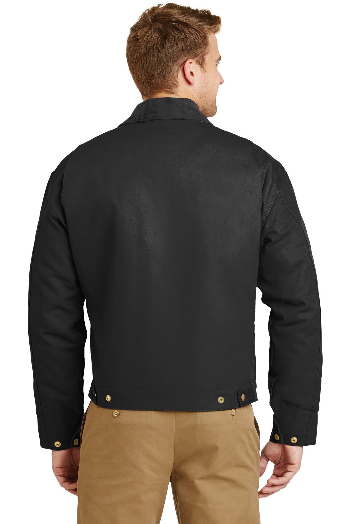 J763 CornerStone - Duck Cloth Work Jacket - Back Image