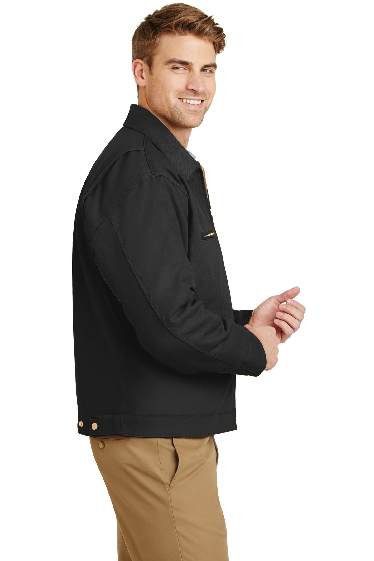 J763 CornerStone - Duck Cloth Work Jacket - Siide Image