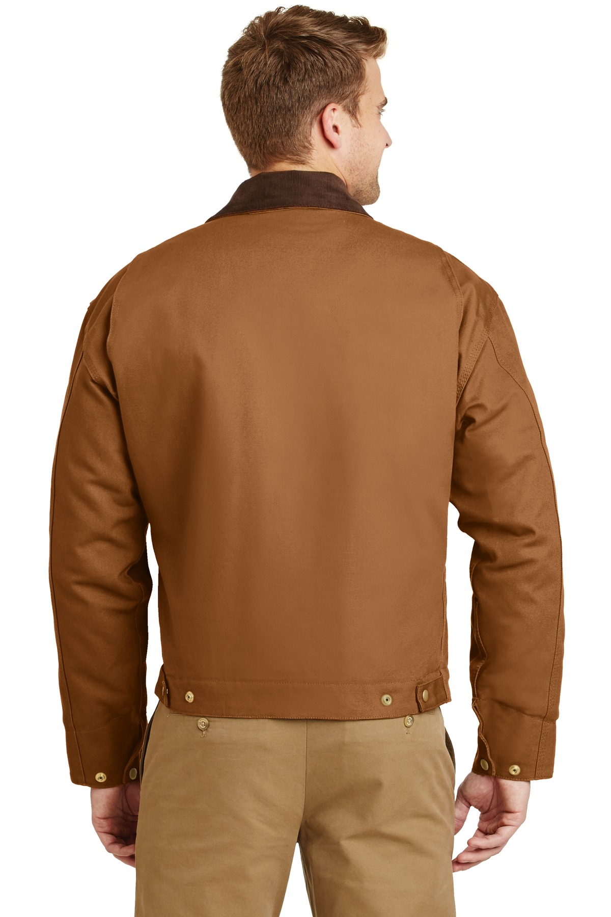 J763 CornerStone - Duck Cloth Work Jacket. - Back Image