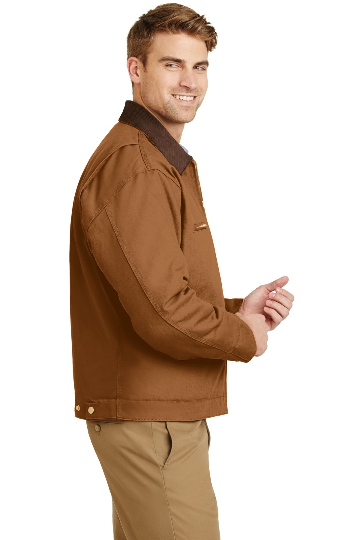 J763 CornerStone - Duck Cloth Work Jacket. - Siide Image