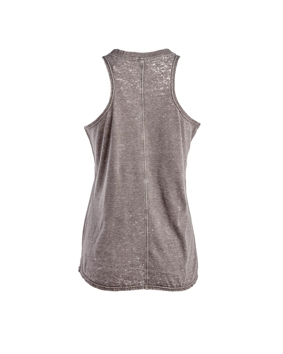 JA8117 J America Ladies Zen Jersey Tank - Back Image