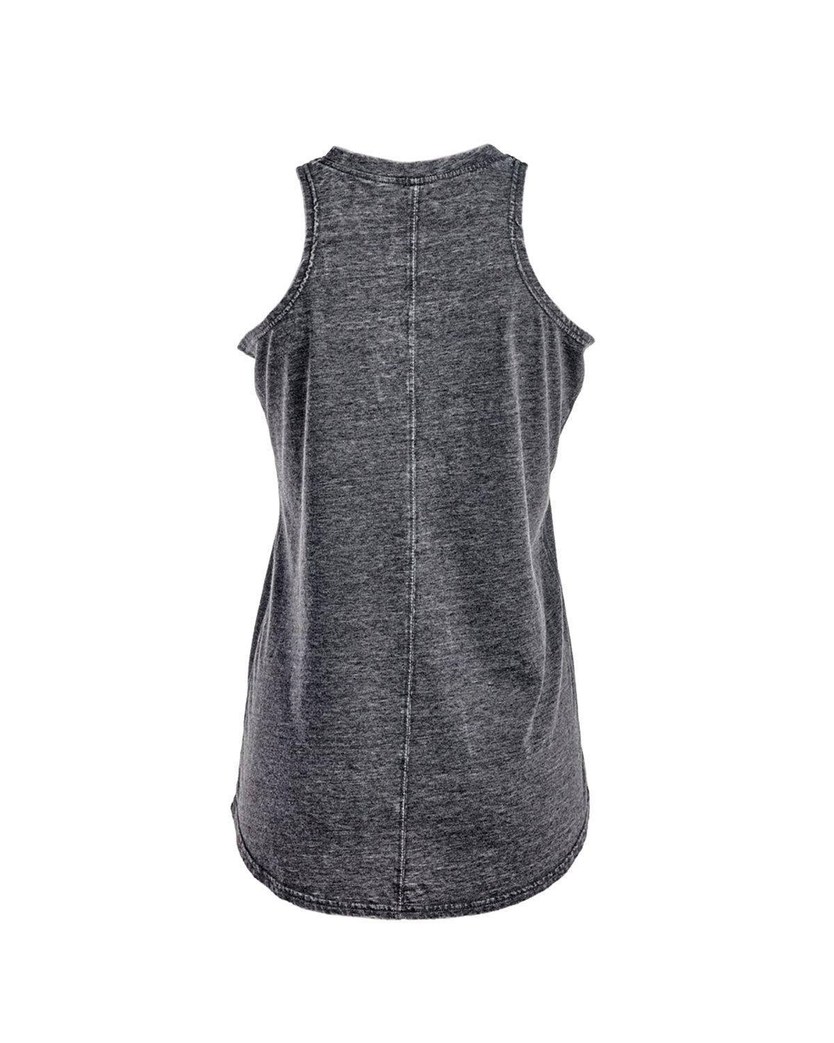JA8117 J America Ladies Zen Jersey Tank - Back Image