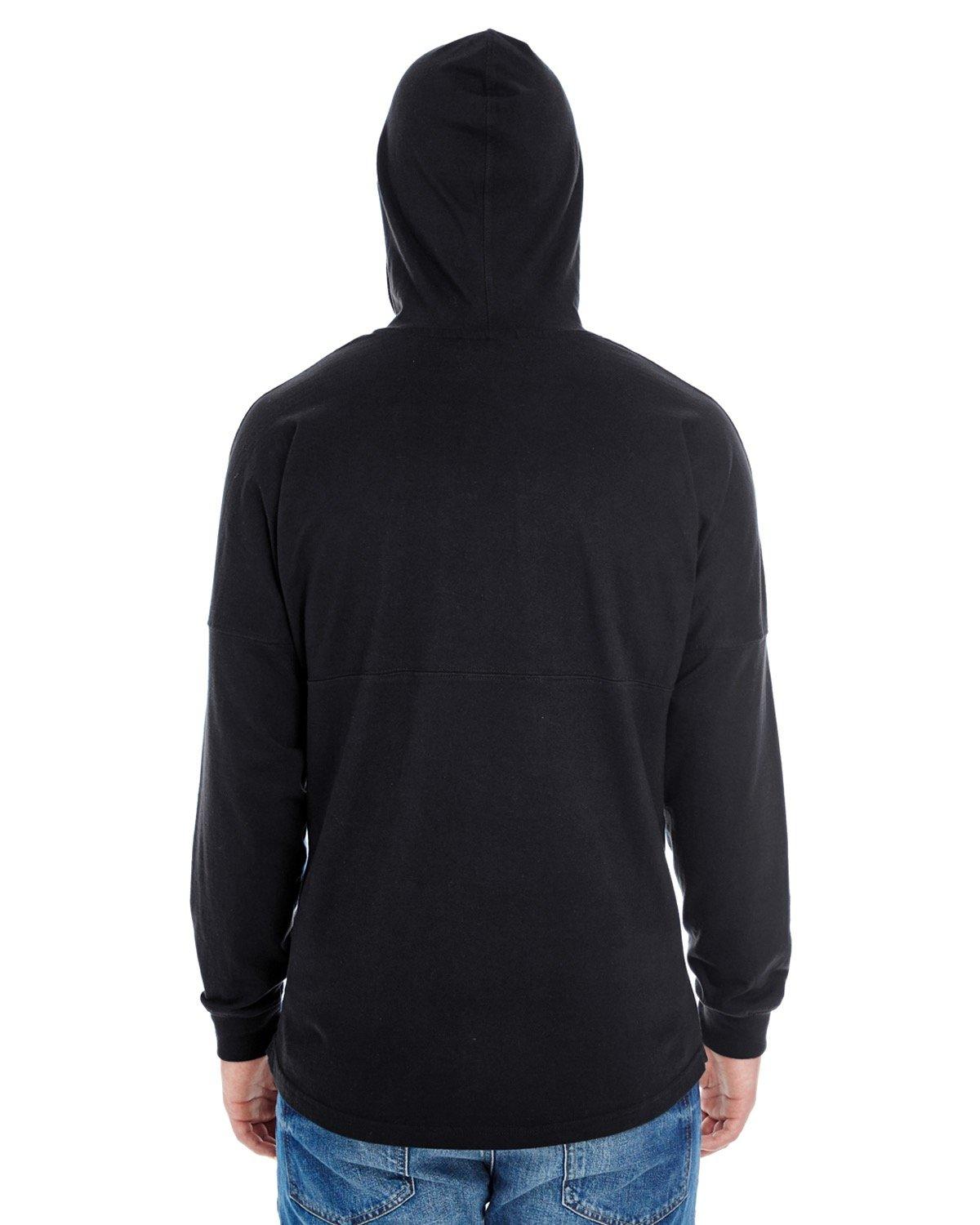 JA8228 J America Adult Game Day Jersey Hood - Back Image