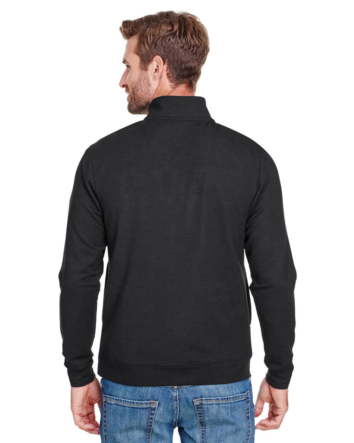 JA8434 J America Adult Omega Stretch Quarter-Zip JA8434 J America Adult Omega Stretch Quarter-Zip - Back Image