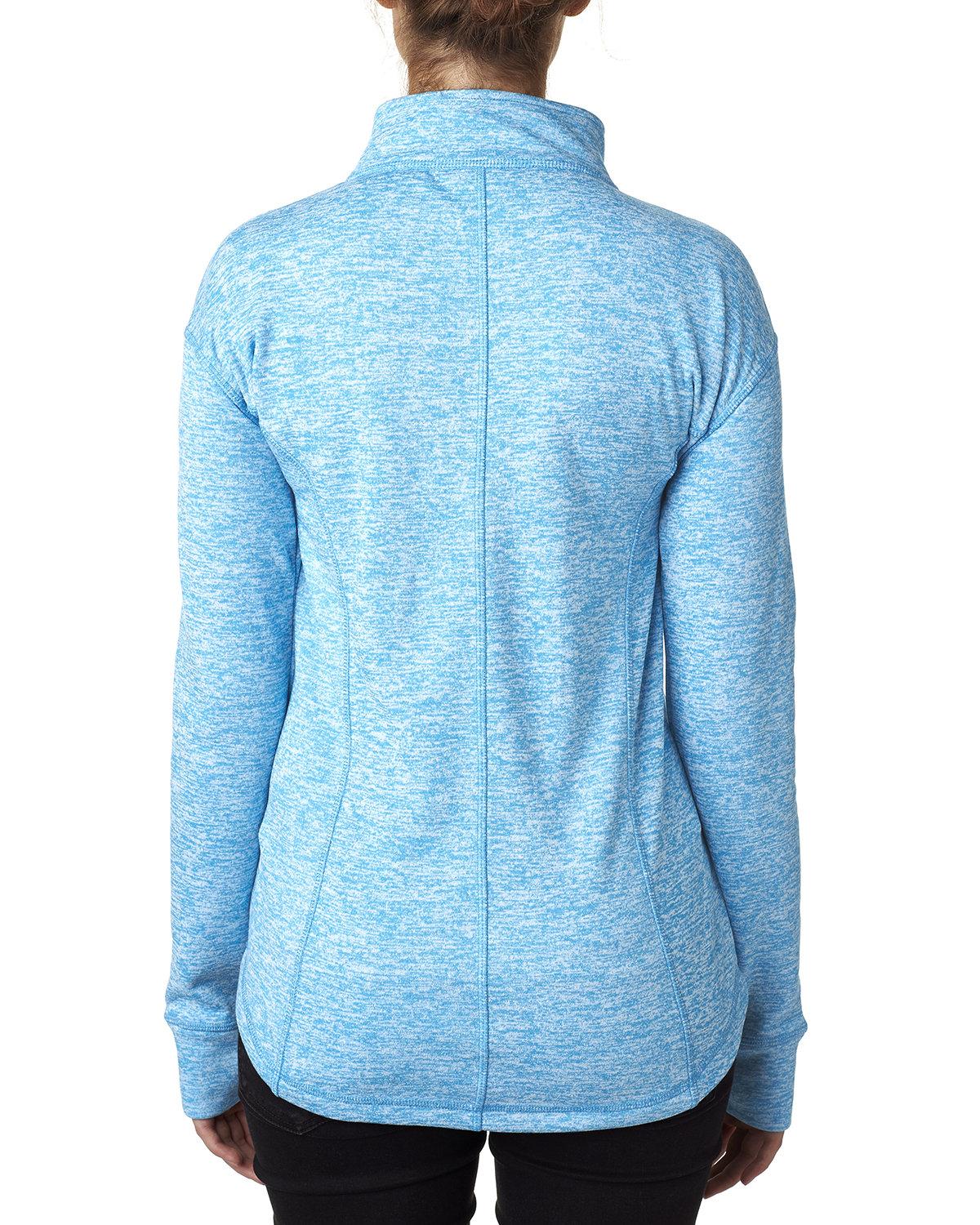 JA8617 J America Ladies Cosmic Fleece Quarter-Zip JA8617 J America Ladies Cosmic Fleece Quarter-Zip - Back Image