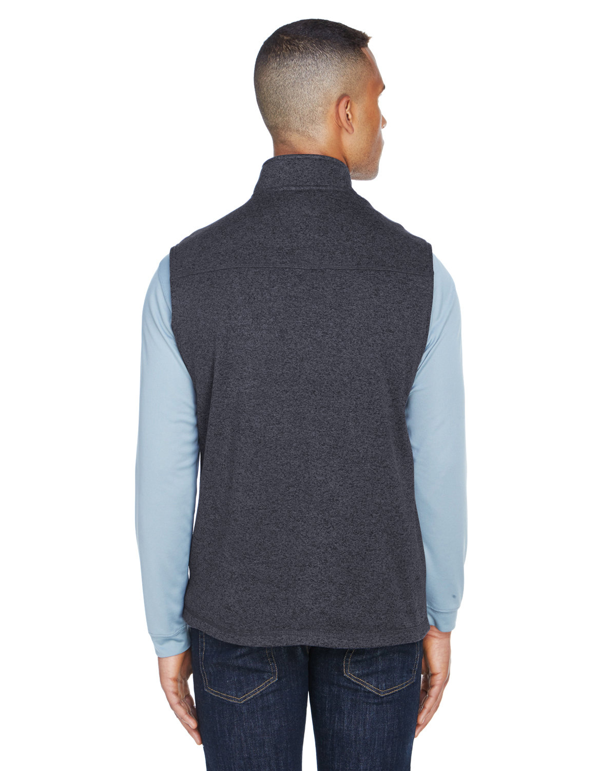 JA8631 J America Adult Cosmic Fleece Vest JA8631 J America Adult Cosmic Fleece Vest - Back Image