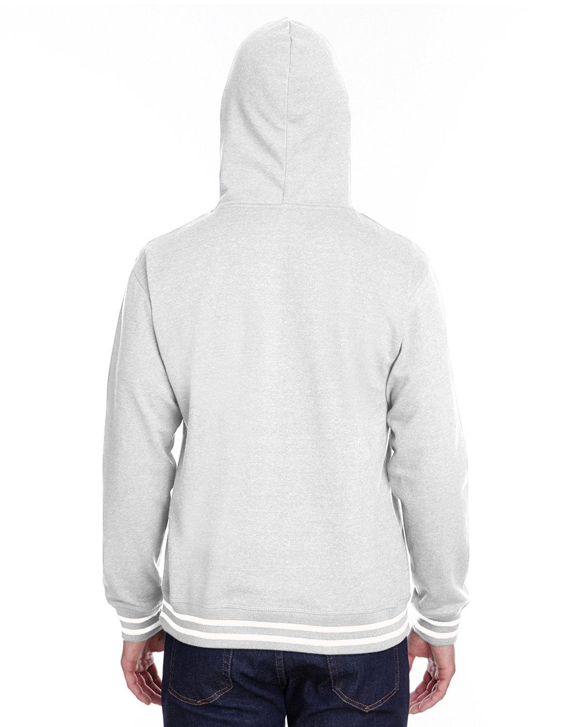 JA8649 J America Adult Relay Hooded Sweatshirt - Back Image