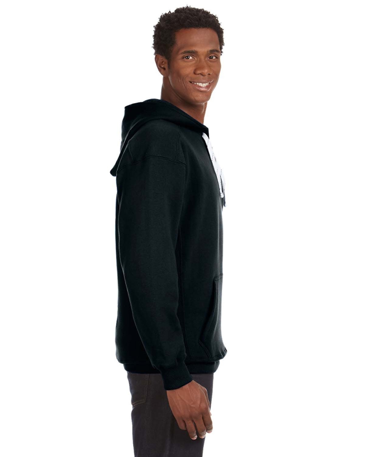 JA8830 J America Adult Sport Lace Hooded Sweatshirt - Siide Image