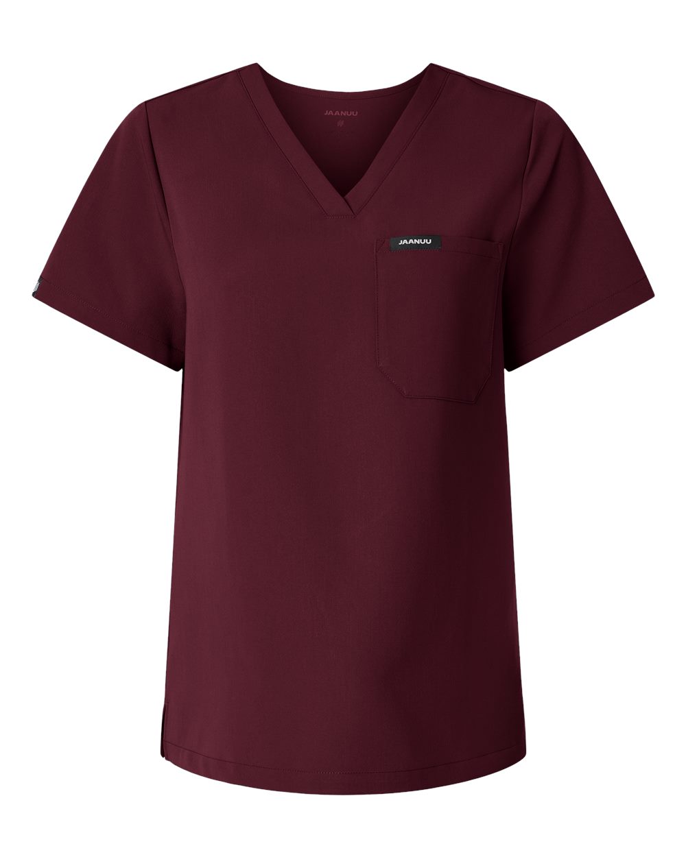 W10001 Jaanuu Womens Rhena Essential 1-Pocket Scrub V-Neck Top