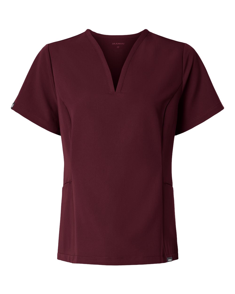 W10003 Jaanuu Womens Calix Fit & Flare Scrub V-Neck Top