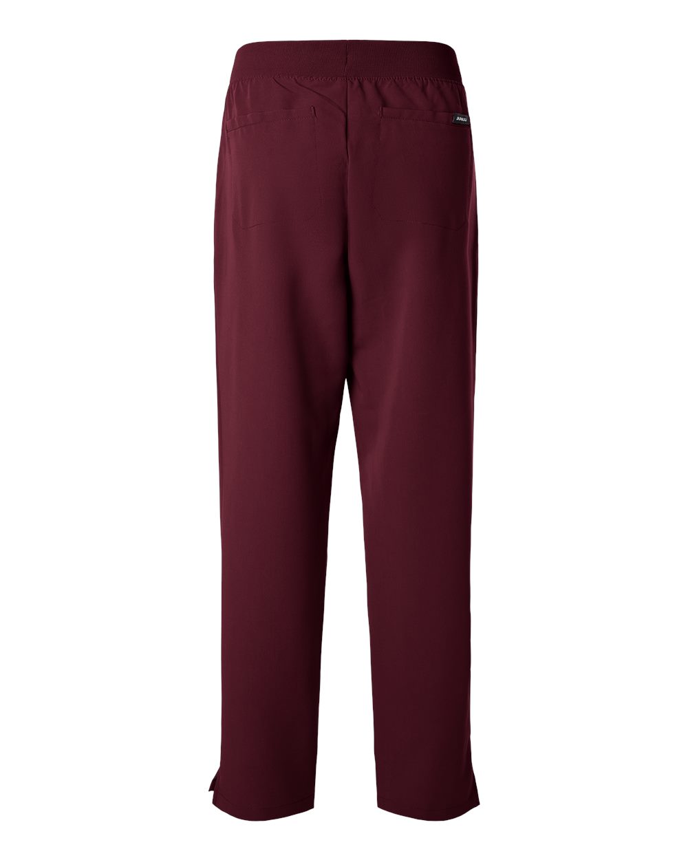 W20001P Jaanuu Womens Xenos Essential Knit-Waist Scrub Pants Petite Sizes - Back Image