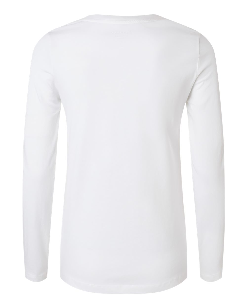 W30002U Jaanuu Womens RegenX Cotton Underscrub Long Sleeve T-Shirt - Back Image