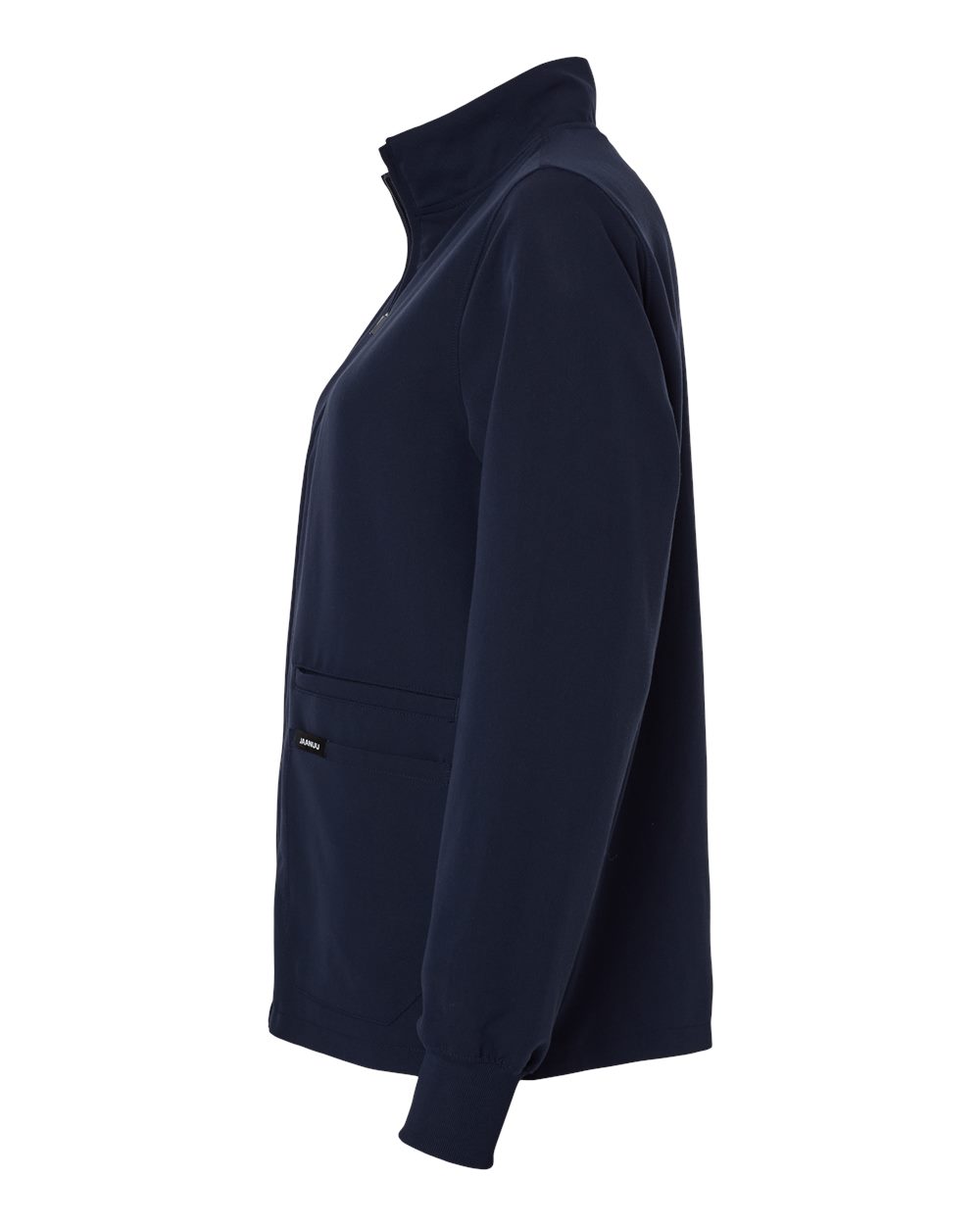 W60001 Jaanuu Womens Ceri Essential Full-Zip 6-Pocket Scrub Jacket - Siide Image