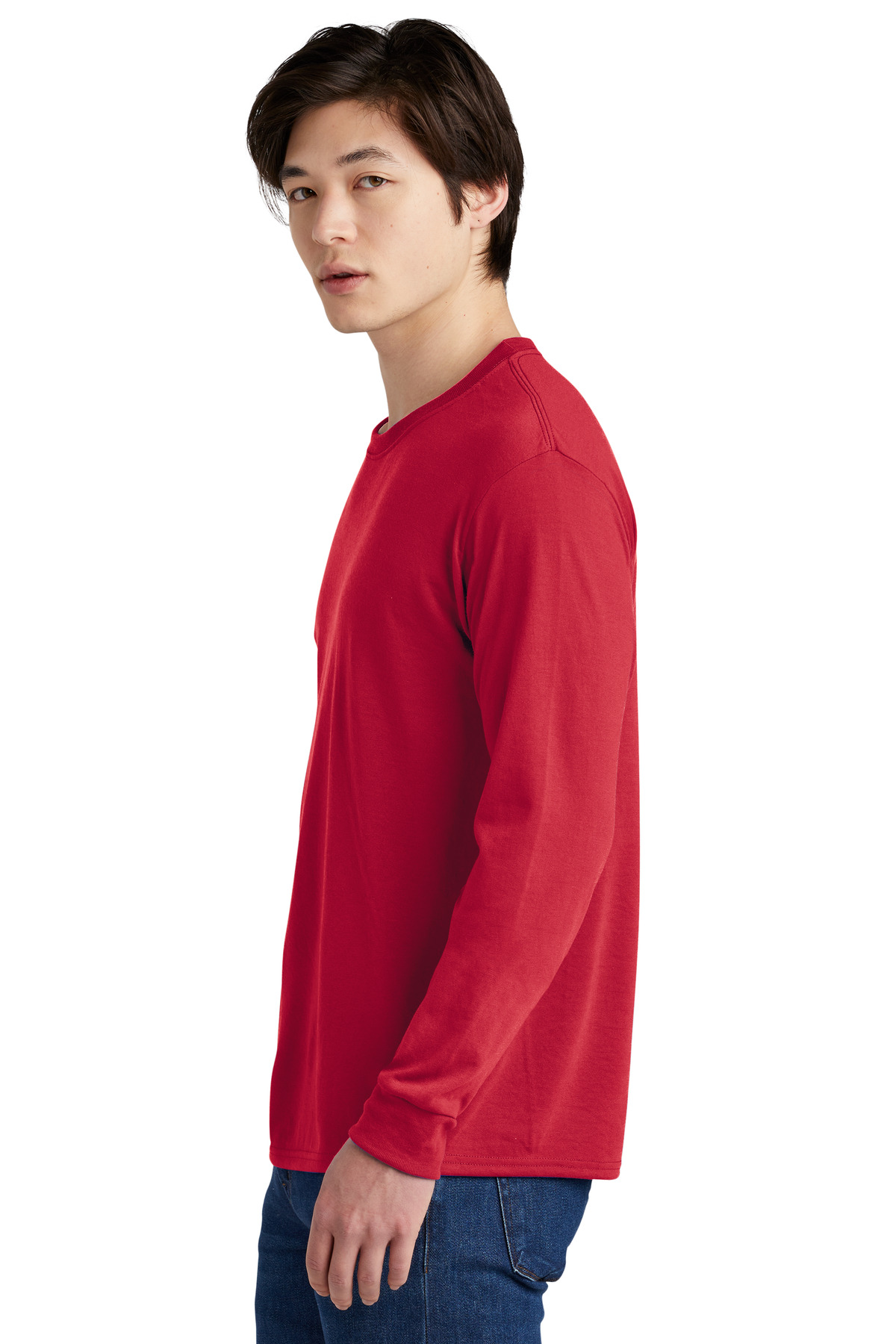 21LS Jerzees Dri-Power 100% Polyester Long Sleeve T-Shirt - Siide Image