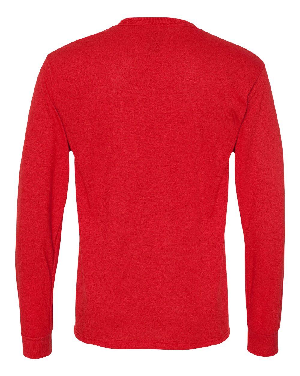 21MLR Jerzees Dri-Power Performance Long Sleeve T-Shirt - Back Image