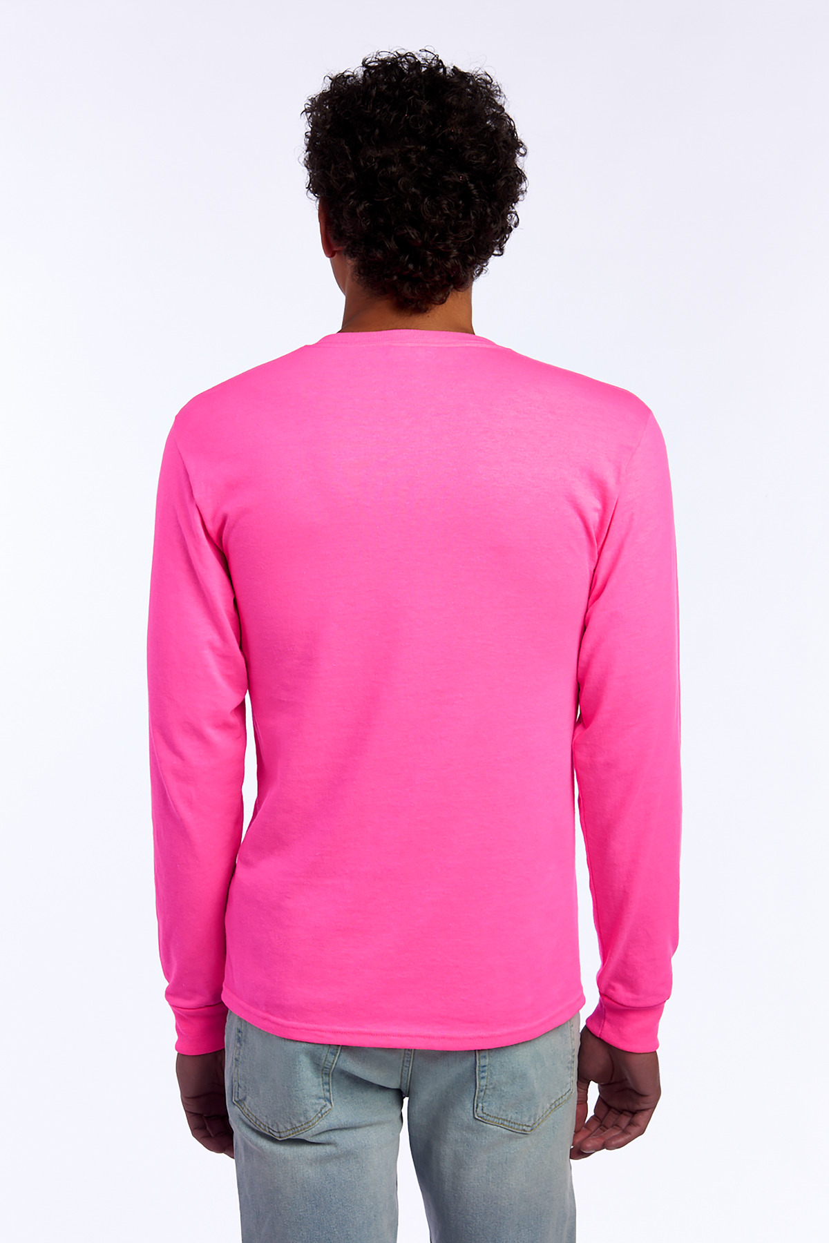 29LS Jerzees - Dri-Power 50/50 Cotton/Poly Long Sleeve T-Shirt. - Back Image