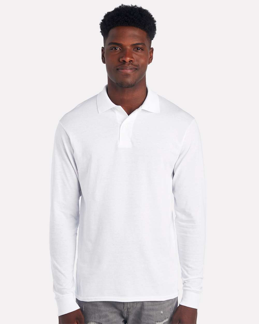 437LR Jerzees Dri-Power Long Sleeve Polo