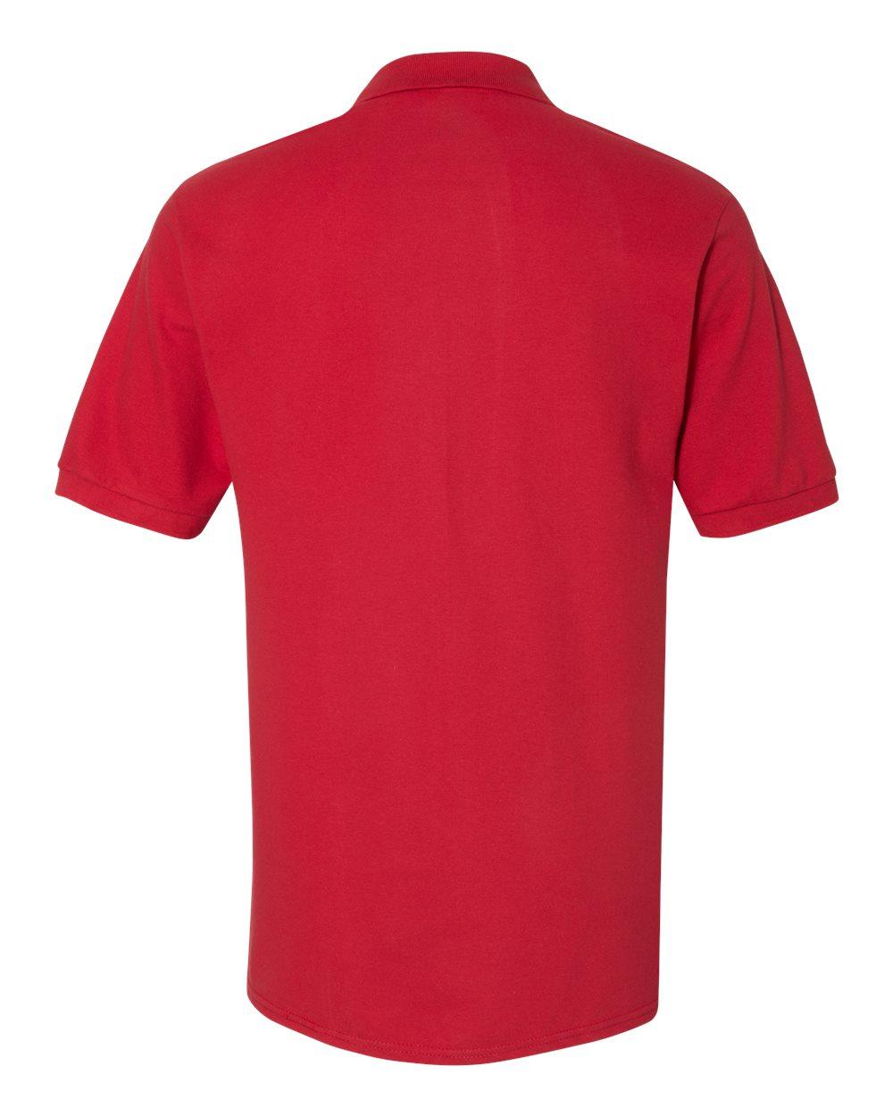 443M Jerzees 100% Ringspun Cotton Piqué Sport Shirt - Back Image