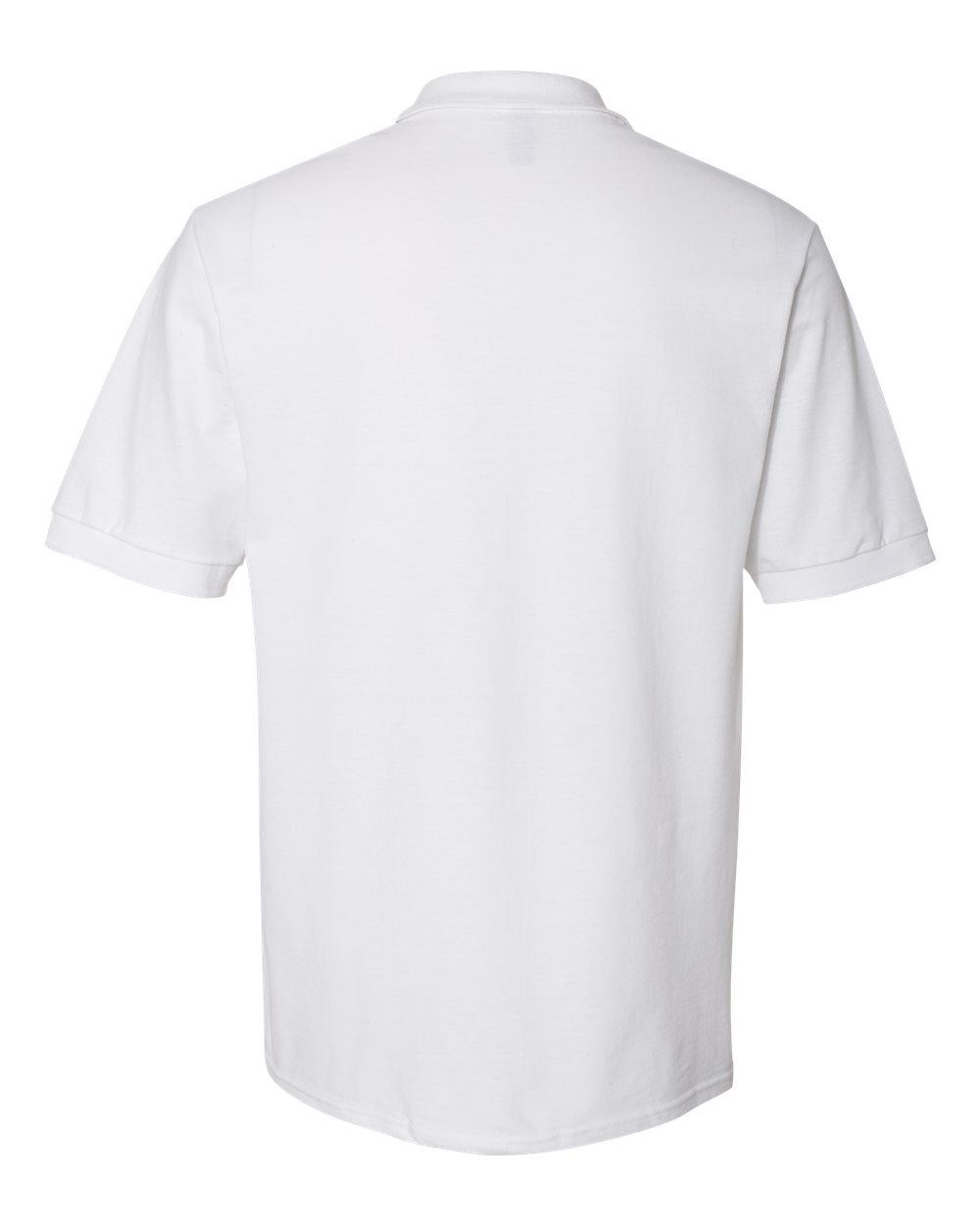 443M Jerzees 100% Ringspun Cotton Piqué Sport Shirt - Back Image