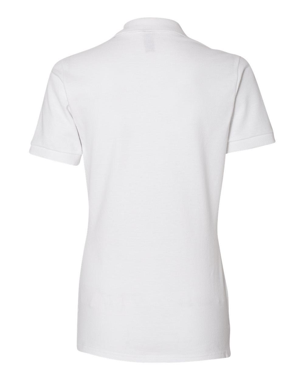 443W Jerzees Womens 100% Ringspun Cotton Piqué Sport Shirt - Back Image