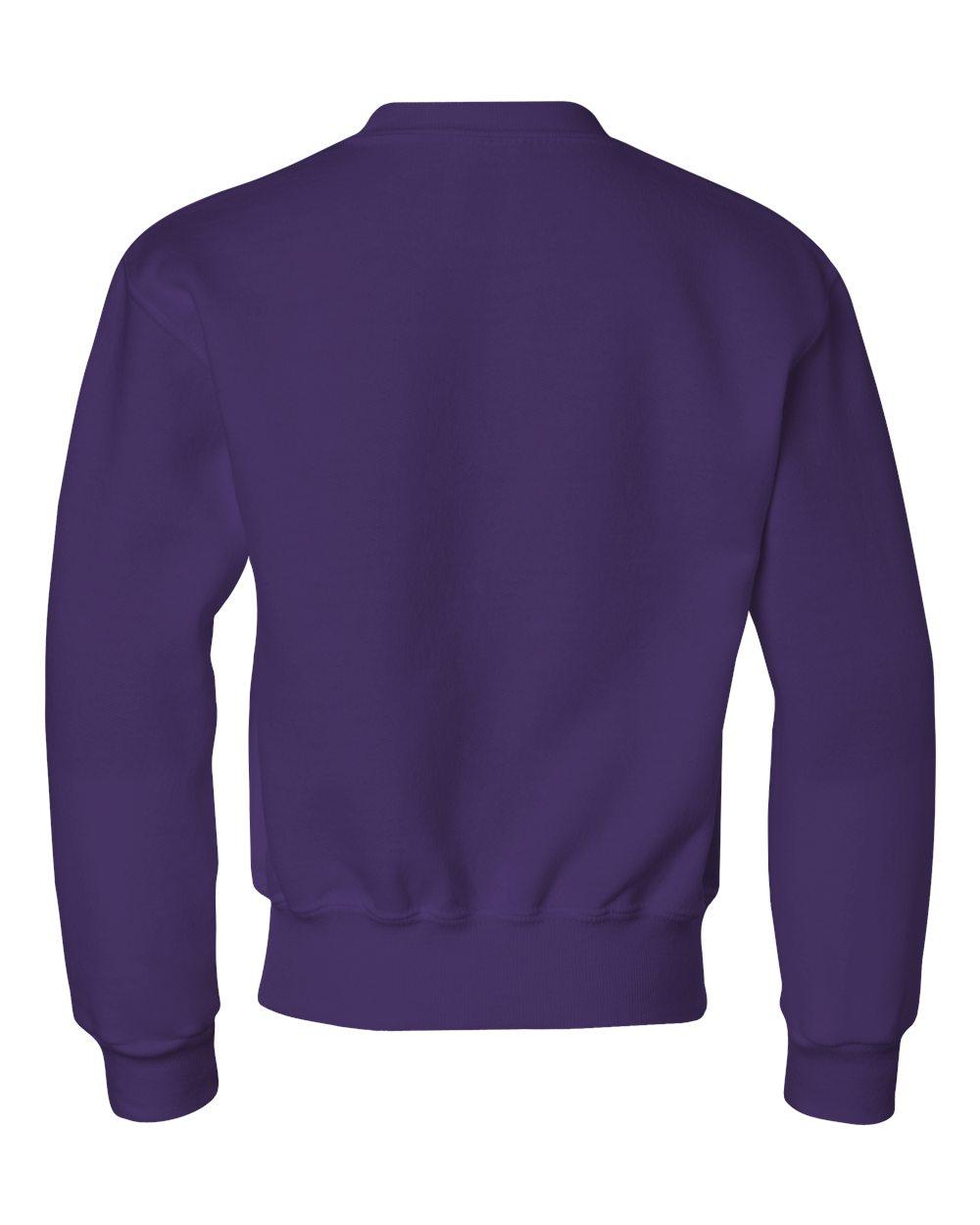 562BR Jerzees NuBlend Youth Crewneck Sweatshirt - Back Image