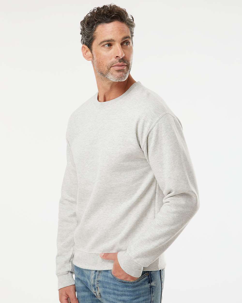 562MR Jerzees Unisex Nublend Crewneck Sweatshirt - Siide Image