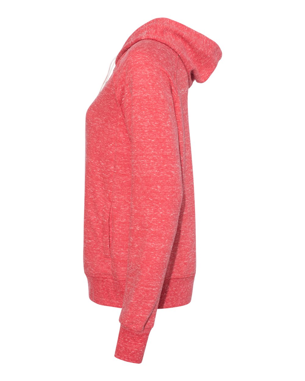 92WR Jerzees Womens Snow Heather French Terry Full-Zip Hooded Sweatshirt - Siide Image