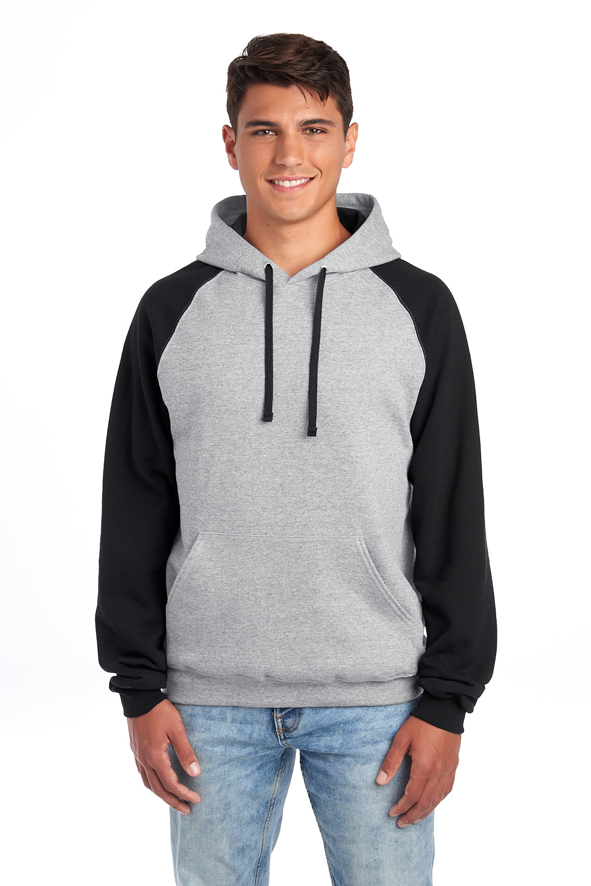 96C Jerzees Unisex NuBlend Colorblock Raglan Hoodie Sweatshirt 96C Jerzees Unisex NuBlend Colorblock Raglan Hoodie Sweatshirt