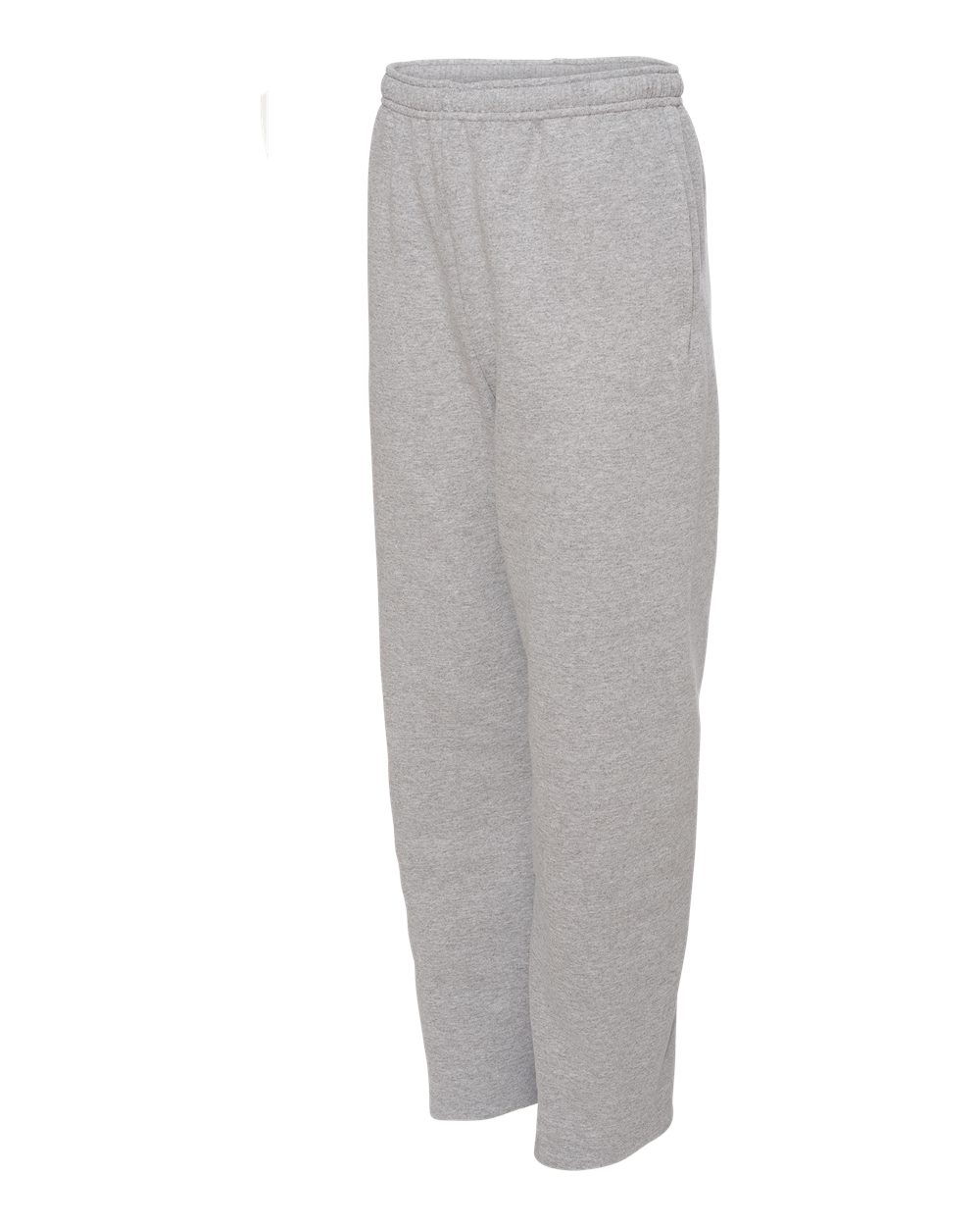 974MPR Jerzees NuBlend Open Bottom Sweatpants with Pockets - Siide Image