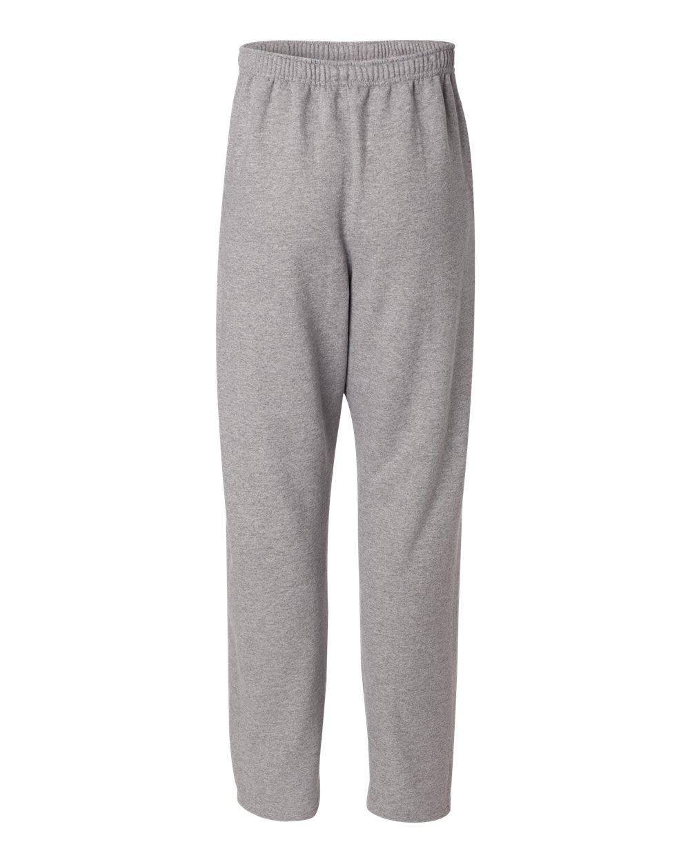 974MPR Jerzees NuBlend Open Bottom Sweatpants with Pockets - Back Image