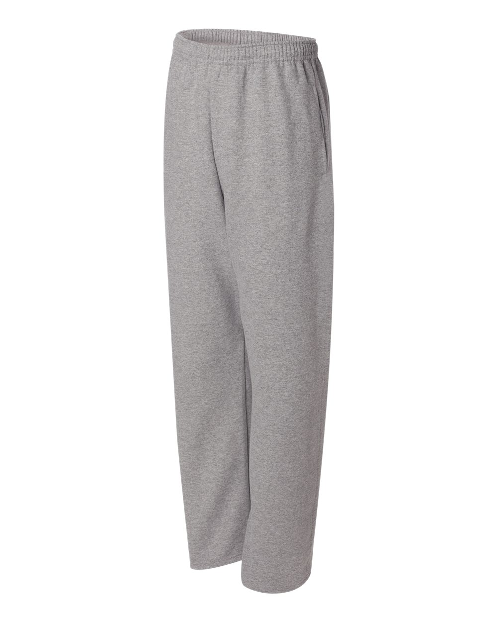 974MPR Jerzees NuBlend Open Bottom Sweatpants with Pockets - Siide Image