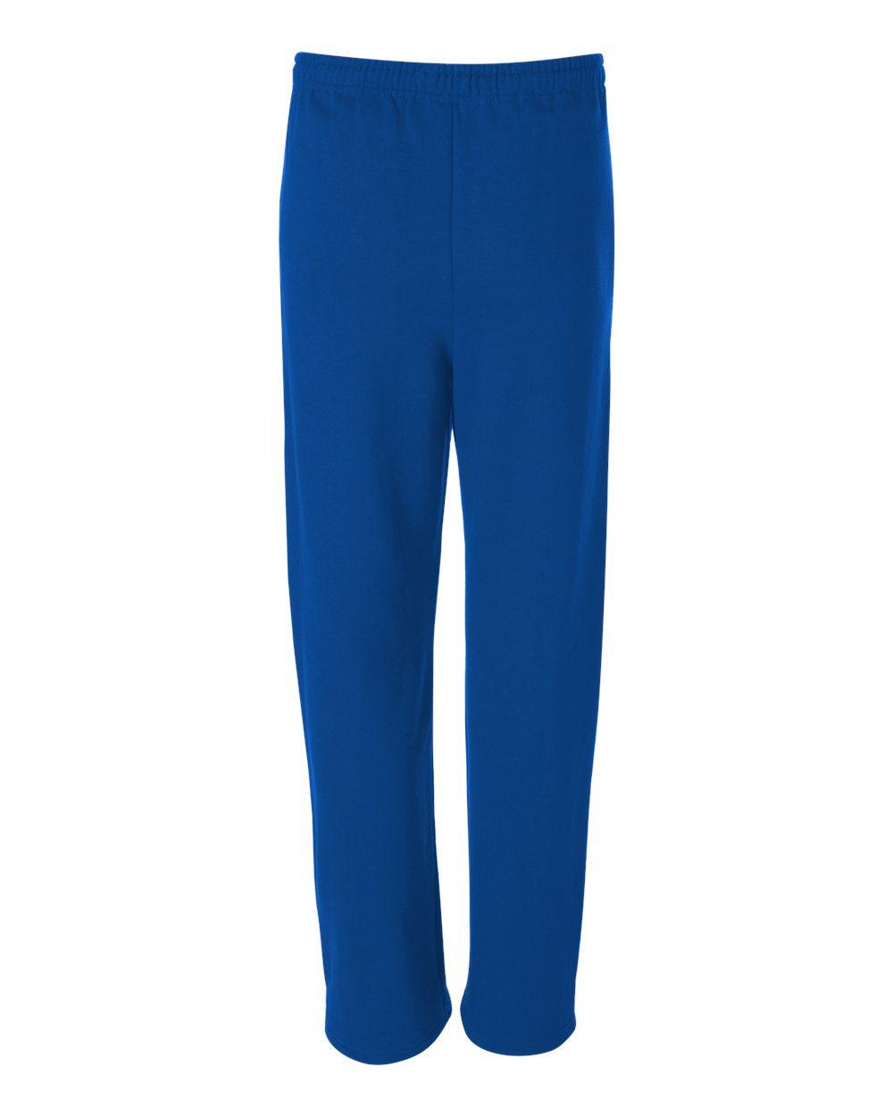 974MPR Jerzees NuBlend Open Bottom Sweatpants with Pockets - Back Image