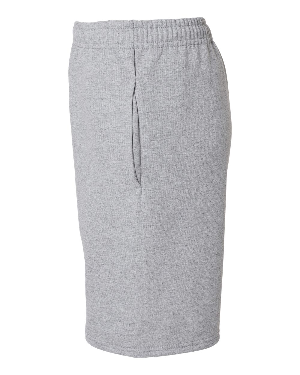 978MPR Jerzees Adult Nublend Pocket Sweat Short - Siide Image