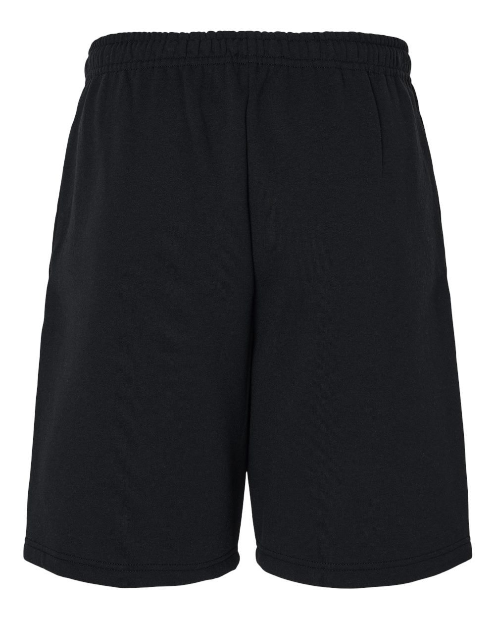 978MPR Jerzees Adult Nublend Pocket Sweat Short - Back Image