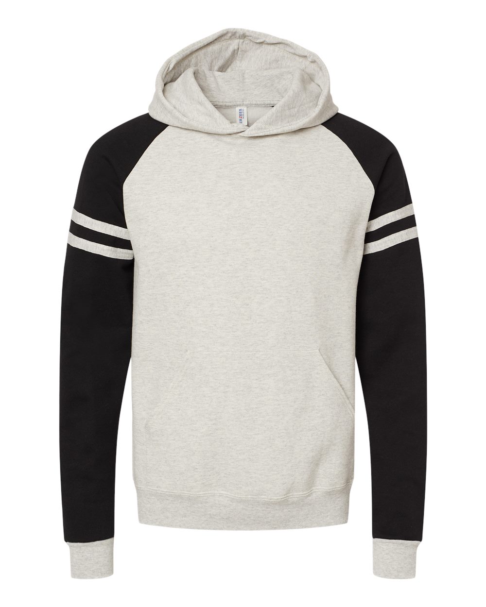 97CR Jerzees Unisex NuBlend Varsity Color-Block Hooded Sweatshirt