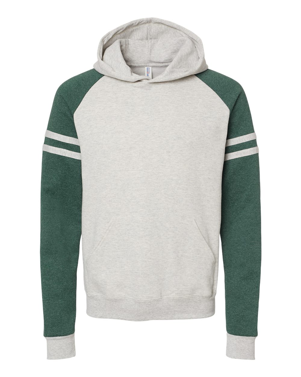 97CR Jerzees Unisex NuBlend Varsity Color-Block Hooded Sweatshirt