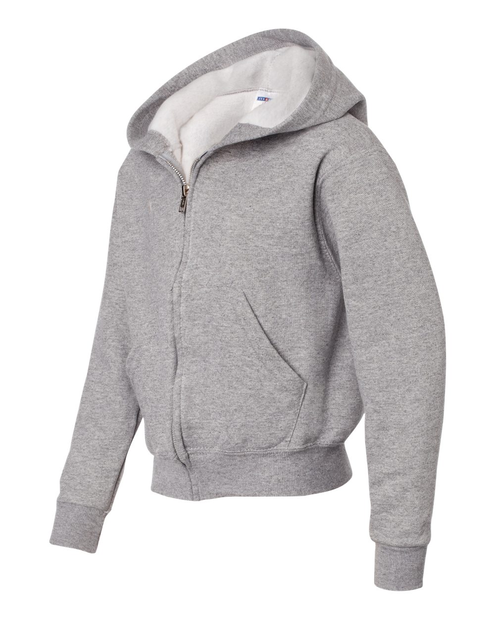 993BR Jerzees NuBlend Youth Full-Zip Hooded Sweatshirt - Siide Image