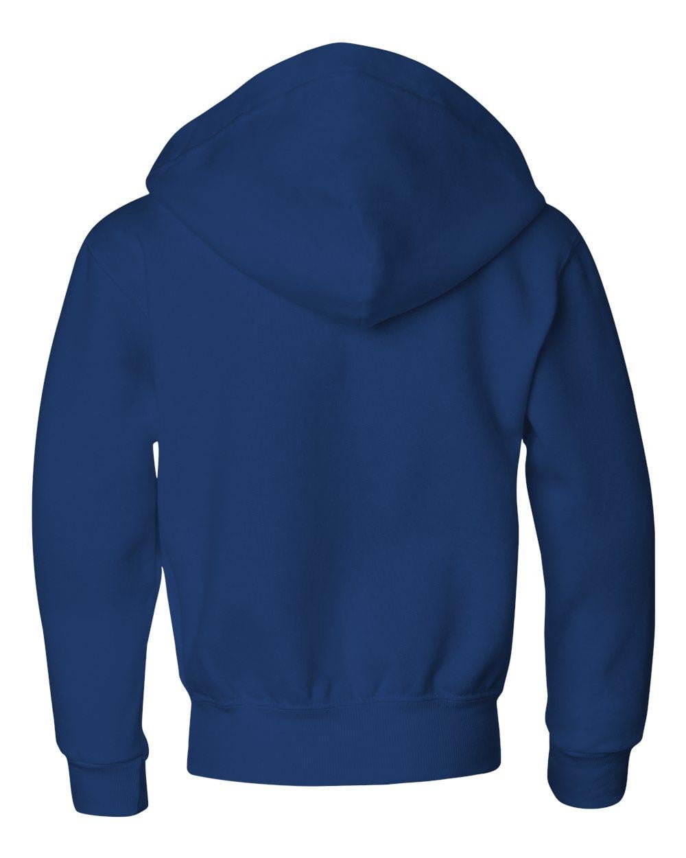 993BR Jerzees NuBlend Youth Full-Zip Hooded Sweatshirt 993BR Jerzees NuBlend Youth Full-Zip Hooded Sweatshirt - Back Image