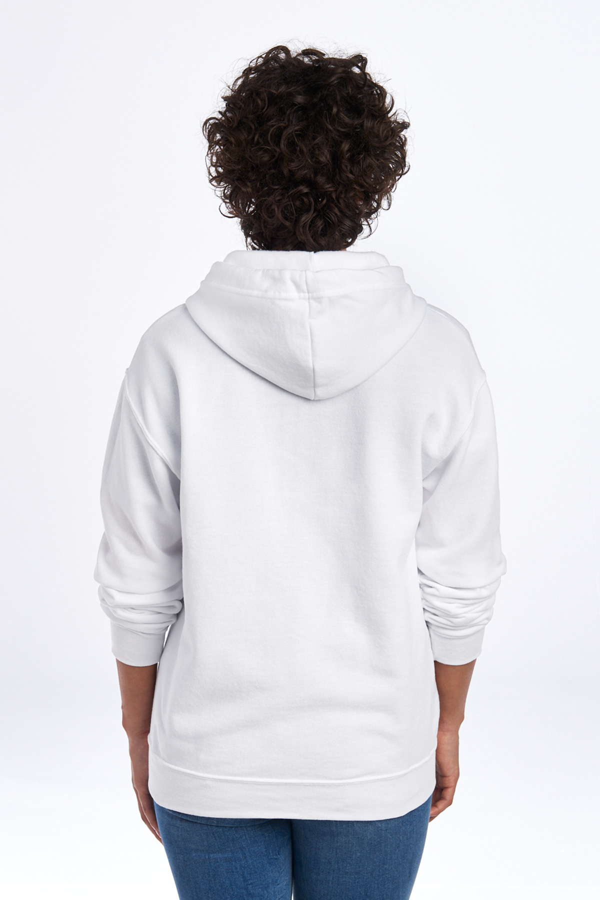993M Jerzees - NuBlend Full-Zip Hooded Sweatshirt. - Back Image