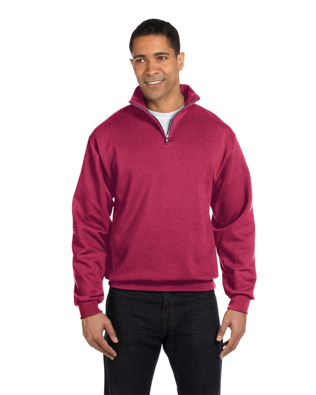 995M Jerzees Men's 1/4-Zip Cadet Collar Sweatshirt 995M Jerzees Men's 1/4-Zip Cadet Collar Sweatshirt