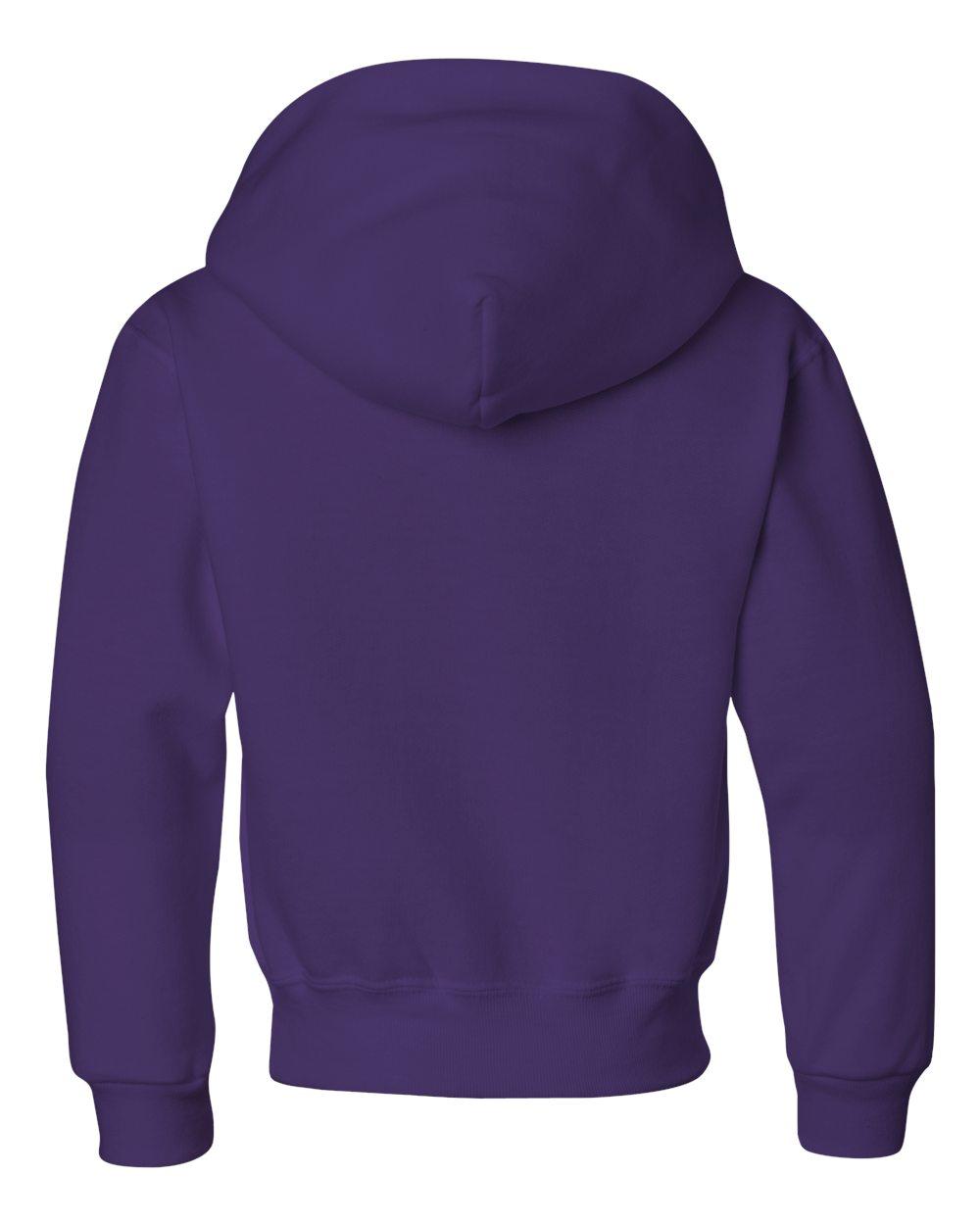 996YR Jerzees NuBlend Youth Hooded Sweatshirt - Back Image