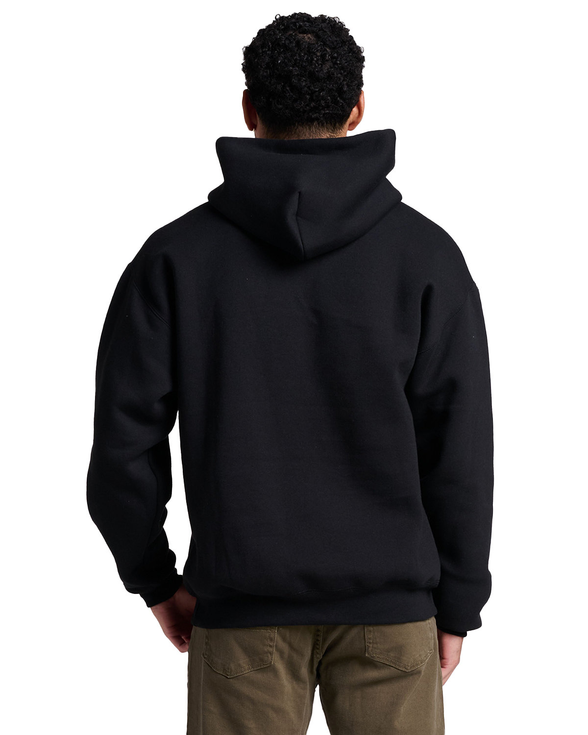 H12MR Jerzees Unisex Rugged Hooded Sweatshirt - Back Image